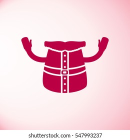 Santa claus wear icon