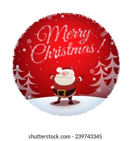 Santa Claus wishes all a Merry Christmas and Happy New Year