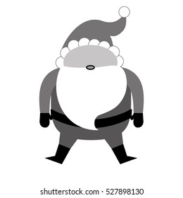 Santa claus xmas cartoon icon vector illustration graphic design