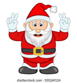 Santa Claus For Your Design Vector Illustration