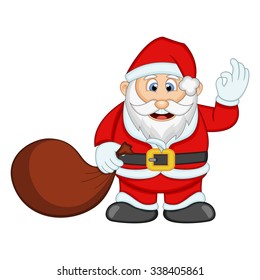 Santa Claus For Your Design Vector Illustration