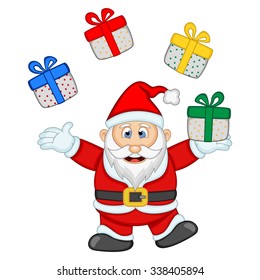 Santa Claus For Your Design Vector Illustration