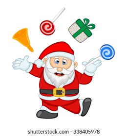 Santa Claus For Your Design Vector Illustration