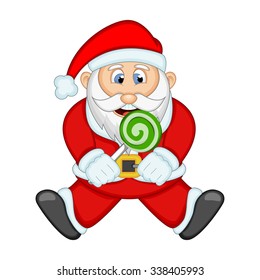 Santa Claus For Your Design Vector Illustration