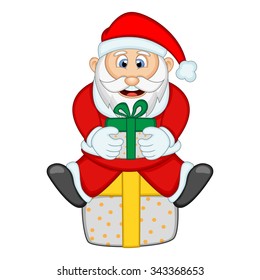 Santa Claus For Your Design Vector Illustration