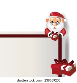 Santa Claus,Christmas sale,free,shopping vector