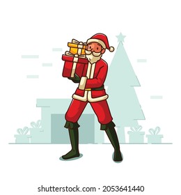 Santa Clause Bring the Gifts