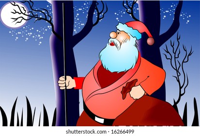 Santa clause in Christmas	