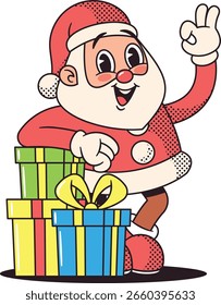 Weihnachtsmann Weihnachten Zeichen Vektorgrafik
