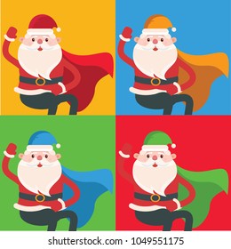 Santa clause concept vector design