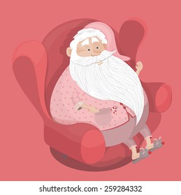 Santa Clause at home