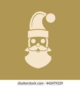 Santa Clause Icon. Eps-10.