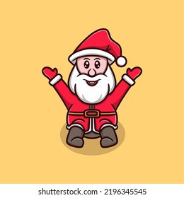 Santa clause icon vector illustration