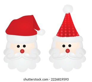 Santa Clause icon. vector illustration