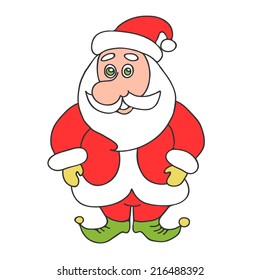 Santa Clause isolated
