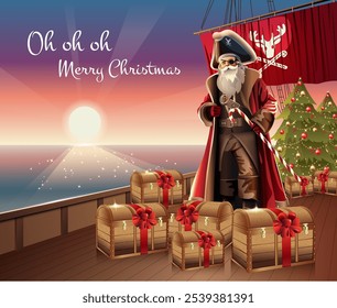 Santa Clause Merry Christmas_Pirate of the caribbean