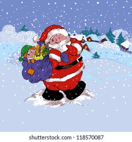 Santa Clause vector