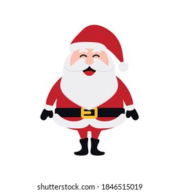 Santa Clauses set for christmas,Collection of Christmas Santa Claus. Merry christmas, Merry christmas santa claus with many gifts and merry christmas snowy.vector illustration and icon