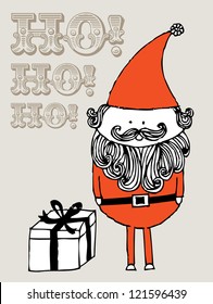 santa claus/father christmas/saint nicholas vector/illustration