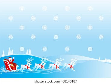 Santa Claus's sledge