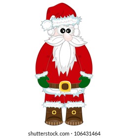 Santa Claus.Vector illustration for Christmas and New Year