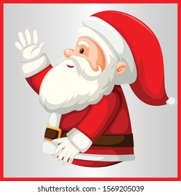 Santa close Vector illustration Design 