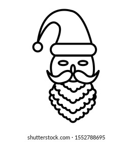 santa clous icon vector  design template
