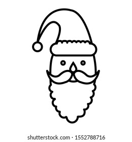 santa clous icon vector  design template