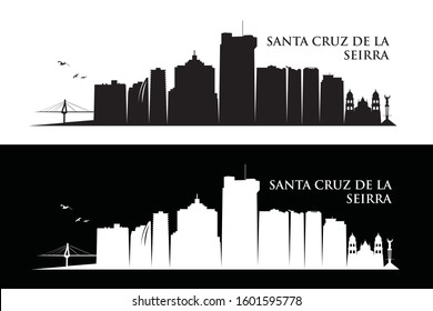 Santa Cruz De La Sierra skyline - Bolivia - vector illustration