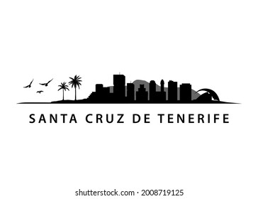 Santa Cruz De Tenerife Skyline | City on Tropical Spanish Island