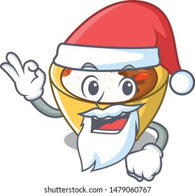 Santa curry rice in the character shape
