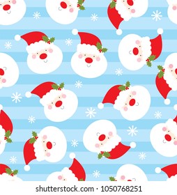 santa cute pattern