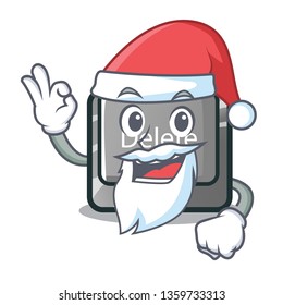 Santa delete button toys in shape cartoon