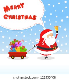 Santa Delivering Gifts