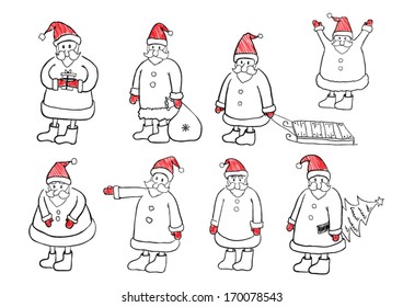Santa Doodles