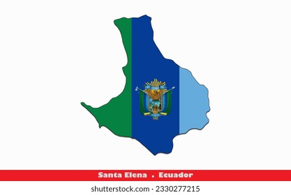 Santa Elena Flag - Provinces of Ecuador