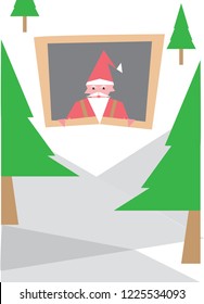 Santa enjoying the view