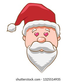 santa face graphic