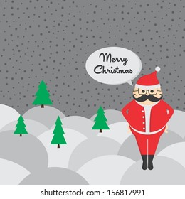 santa fat merry christmas