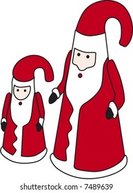 Santa figures