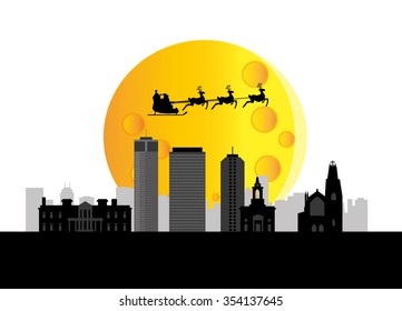 santa flying canada hamilton