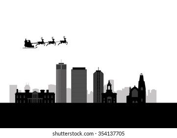 santa flying canada hamilton