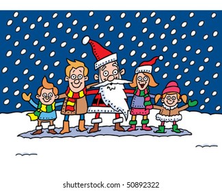 Santa & Friends