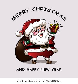 Santa gave a gift