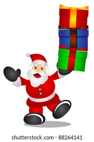santa and gift