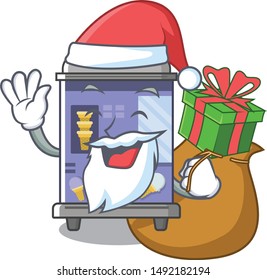 Santa with gift ice cream vending machine the a character