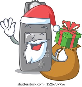 Santa with gift light meter with in the character