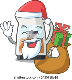 Santa with gift tea maker in the character refrigerators