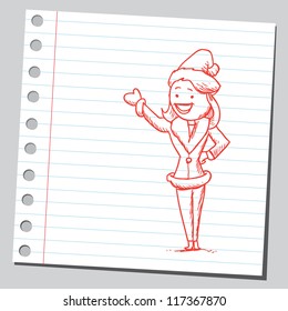 Santa girl