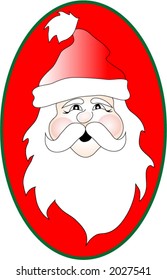 Santa Graphic. Illustration is in easily editable vector format.